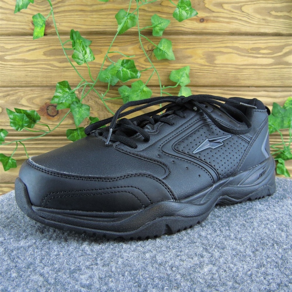 Avia Cantilever Men Sneaker‎ Shoes Black Synthetic Lace Up Size 9.5 Medium